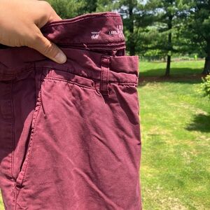 L.O.G.G. H&M Women’s Maroon Classic Chino Style pants size 30